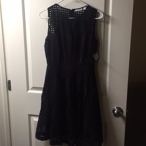 Nordstrom Dress with Pink Underlay